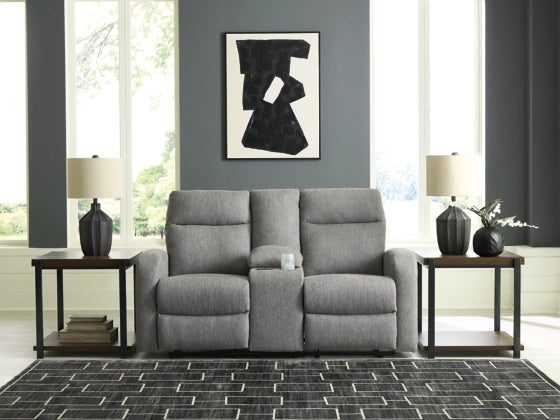 Gauntlet Reclining Loveseat w/Console