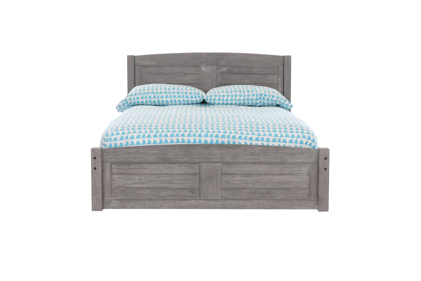 Platform Bed in Charcoal
