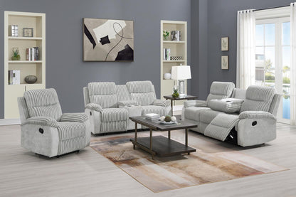 U182 - Corduroy Motion Chair - Gray