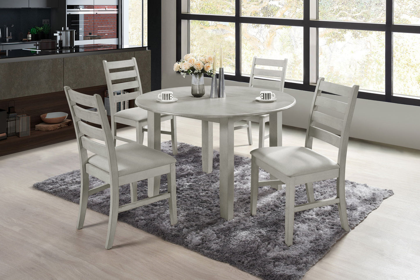 Pascal - Ladderback Counter Chair (Set of 2)