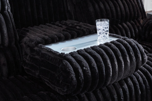 Rhine Falls Power Reclining Sofa w/Drop Down Table
