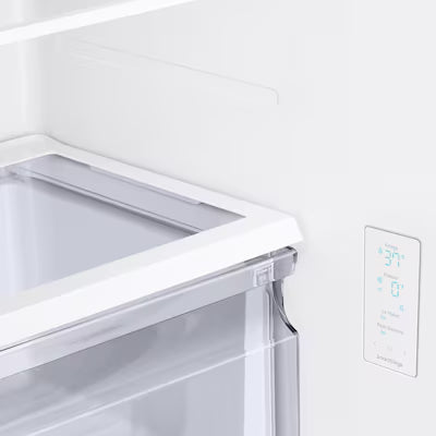 Counter-Depth 17.5-cu ft 3 -Door Smart Compatible French Door Refrigerator with Ice Maker ( Fingerprint Resistant Stainless Steel ) ENERGY STAR Certified