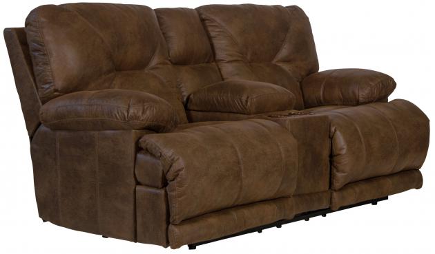 Voyager Lay Flat Console Reclining Loveseat