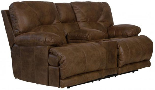 Voyager Lay Flat Console Reclining Loveseat