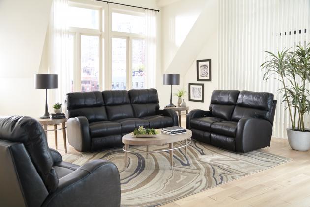 Angelo Double Power Lay Flat Reclining Sofa