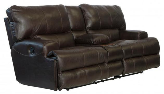 Wembley Lay Flat Reclining Console Loveseat