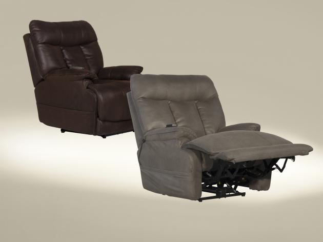Anders Triple Power Lay Flat Recliner w/Heat/Massage/Ext Ottoman
