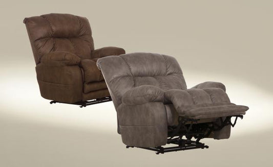 Dawkins Power Lay Flat Recliner w/Oversize Xtra Comfort Ottoman