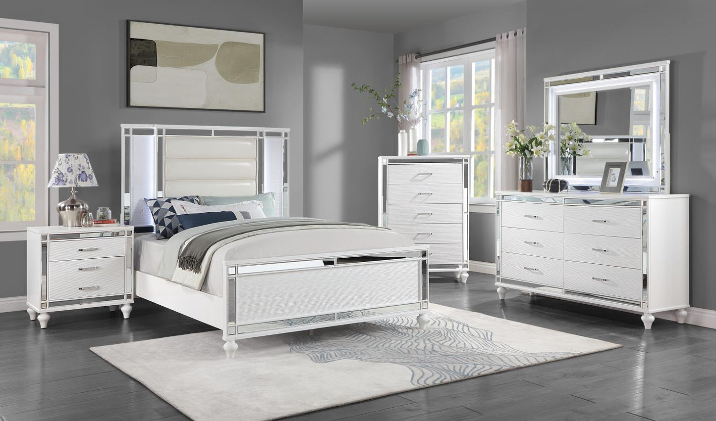 B224 - Nightstand - White Gloss