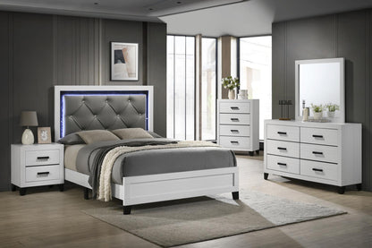 B388 - Nightstand - White