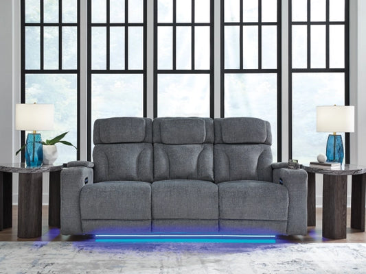 Studio Cave Next-Gen Nuvella™ Performance Fabric Dual Power Reclining Sofa