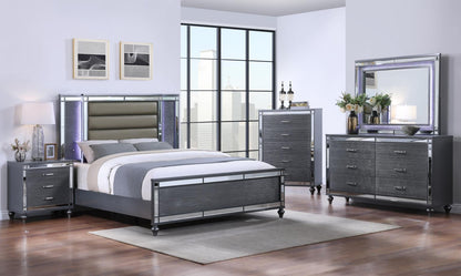 B223 - Dresser - Charcoal Gloss