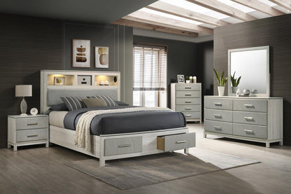 B261 - Dresser - Light Beige / Dove Gray