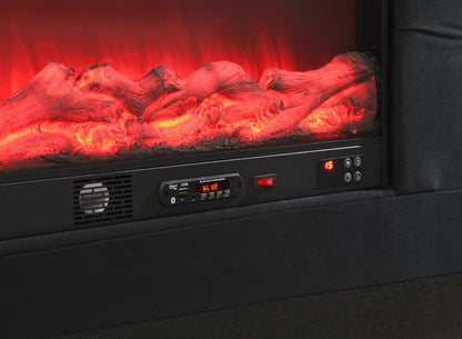 B540 - King Bed With Fireplace, TV Mount & Bluetooth Speaker & USB