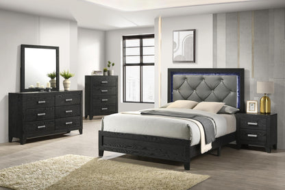 B385 - Nightstand - Black