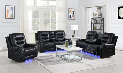 U140 - Motion Loveseat - Black