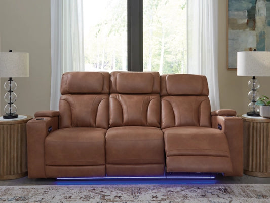 Clean-Slate Dual Power Reclining Sofa