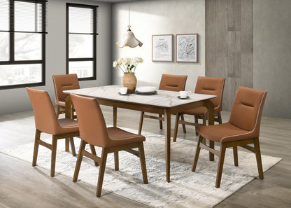 D124 - Dining Chair (Set of 2) - Dark Walnut