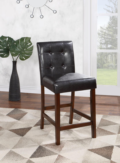 D203 - 5 Piece Dining Room Set (Counter Table, 4 Chairs) - Brown