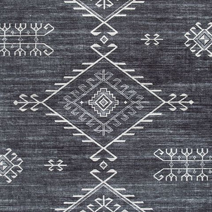 Arloman - 5' x 7' Rug - Black / Cream / Gray