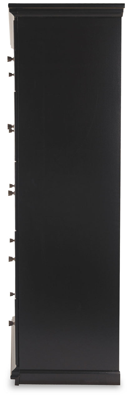 Maribel - Five Drawer Chest - Black