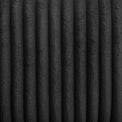 U181 - Corduroy Motion Loveseat - Black