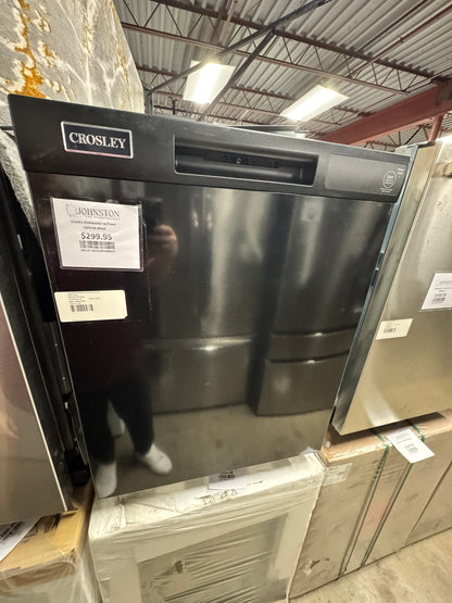 Crosley 24" Black Front Control Built In Dishwasher OUTLET