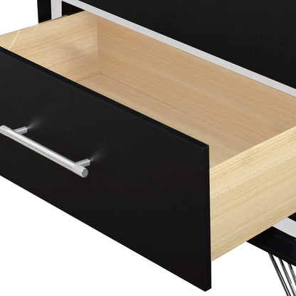 Ava - 5 Drawer Chest - Ebony