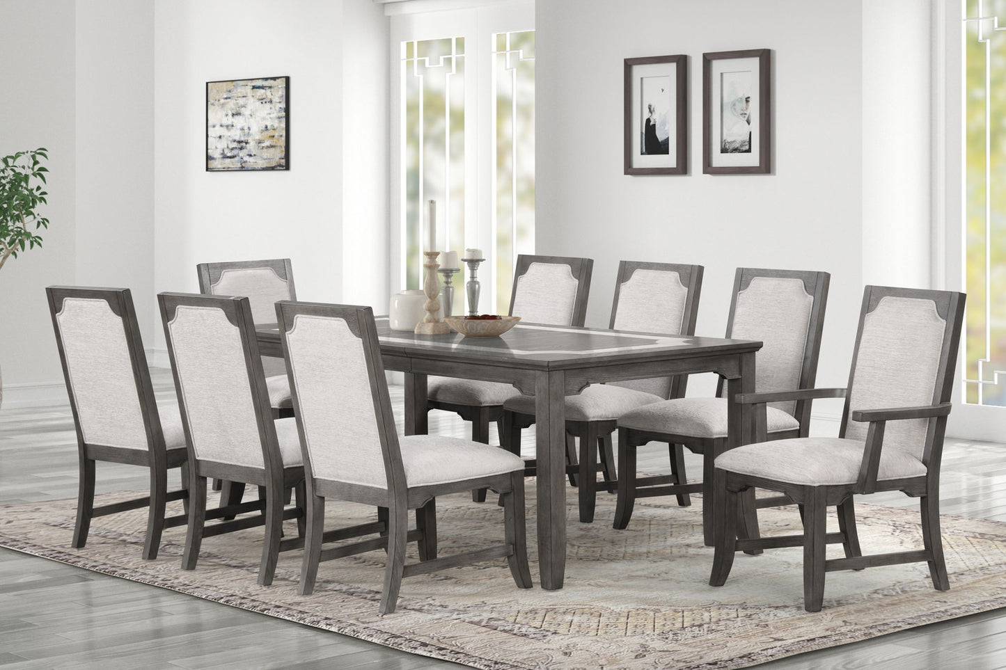 Lisbon - Dining Side Chair (Set of 2) - Gray