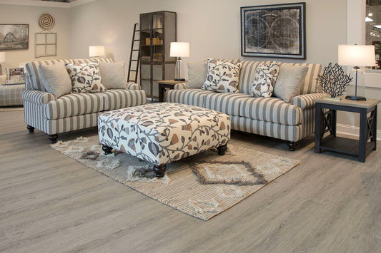 Marley - Cocktail Ottoman - Beige
