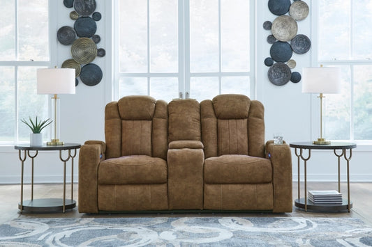Wolfridge Power Reclining Console Loveseat