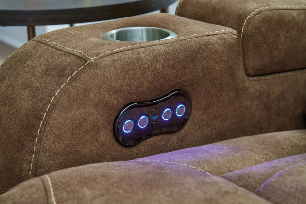 Wolfridge Power Reclining Console Loveseat