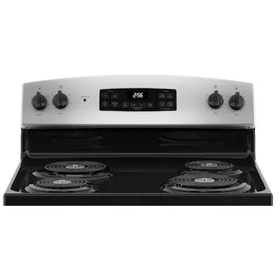 30 in. 4 Burner Element Free-Standing Electric Range in Stainless Steel