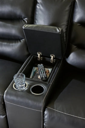Warlin Power Reclining Console Loveseat