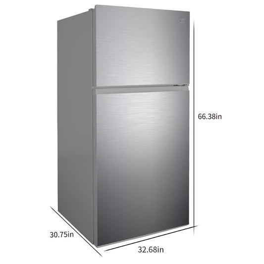 20.5 cu. ft. Top Freezer Refrigerator Stainless Steel w/Fingerprint Resistance