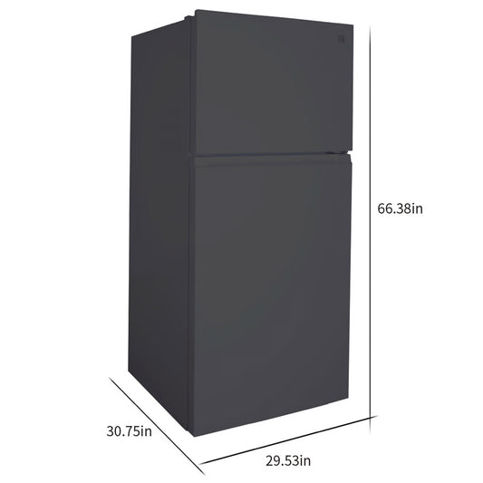 18.2 cu. ft. Top Freezer Refrigerator Black