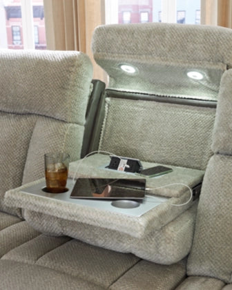 Whiplash Dual Power Reclining Sofa