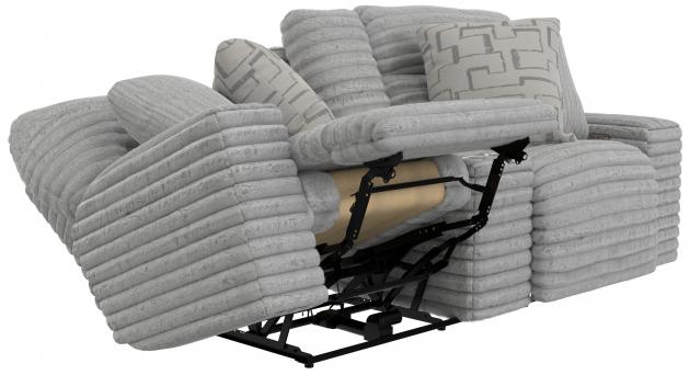 Lynx Power Reclining Console Loveseat w/Zero Gravity