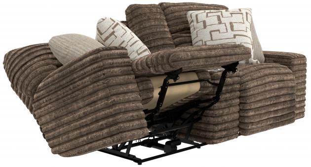 Lynx Power Reclining Console Loveseat w/Zero Gravity