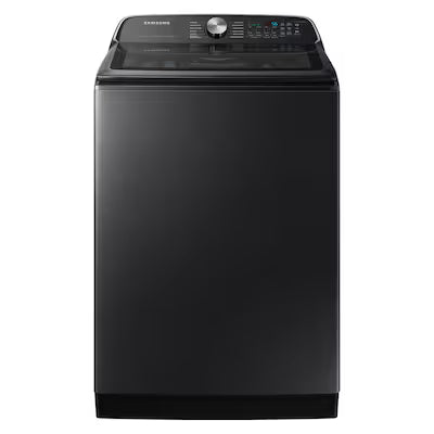 5.4 Cu Ft Super Speed Wash High Efficiency Agitator Extra Large Top-Load Washer ( Brushed Black )