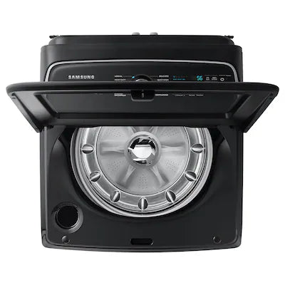 5.4 Cu Ft Super Speed Wash High Efficiency Agitator Extra Large Top-Load Washer ( Brushed Black )