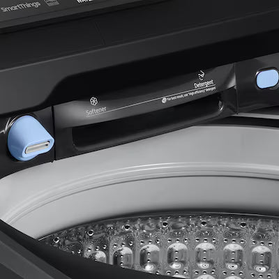 5.4 Cu Ft Super Speed Wash High Efficiency Agitator Extra Large Top-Load Washer ( Brushed Black )