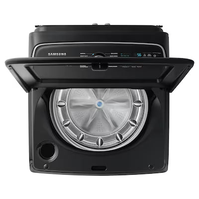 5.5 cu.ft. Extra-Large Capacity Smart Top Load Washer with Super Speed in Brushed Black