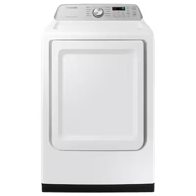 7.4 cu. ft. Vented Front Load Smart Electric Dryer in White with Sensor Dry