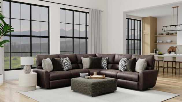 Royster 3 PC Power Deep Seat Sectional
