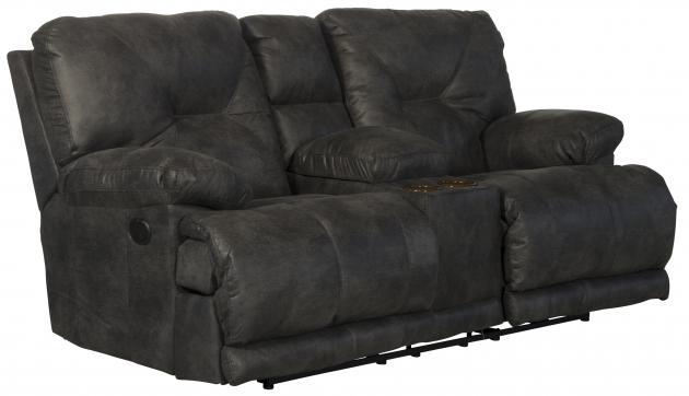 Voyager Lay Flat Console Reclining Loveseat