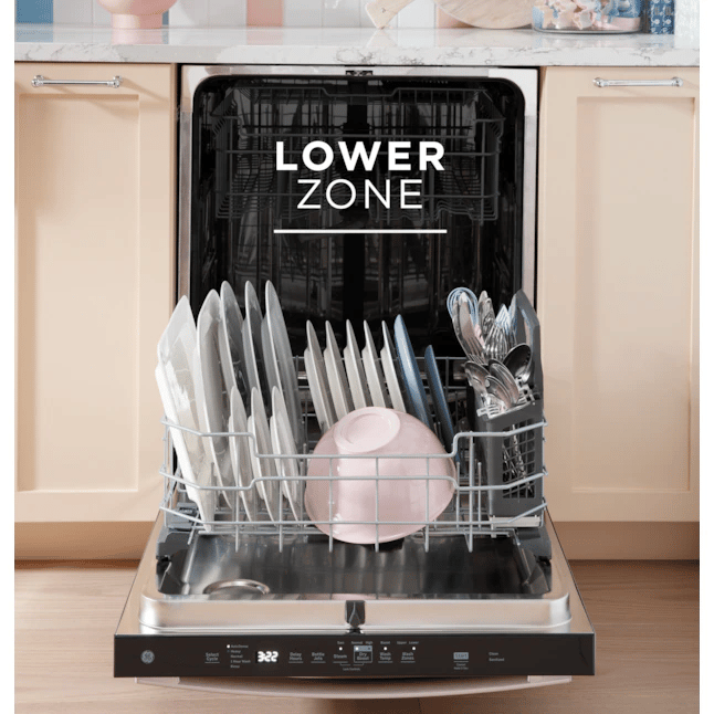 24 in. Fingerprint Resistant Stainless Front Control Built-In Tall Tub Dishwasher with Dry Boost, 3rd Rack, and 47dBA