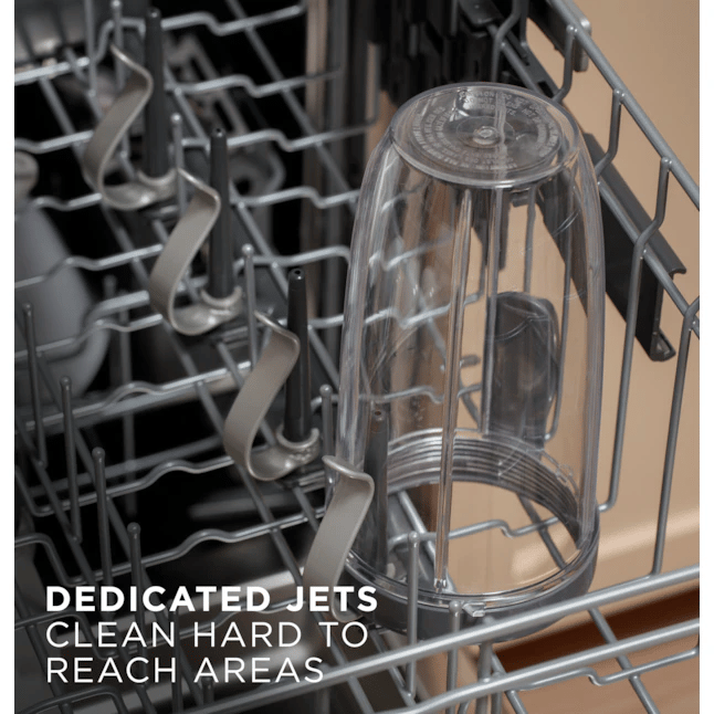 24 in. Fingerprint Resistant Stainless Front Control Built-In Tall Tub Dishwasher with Dry Boost, 3rd Rack, and 47dBA
