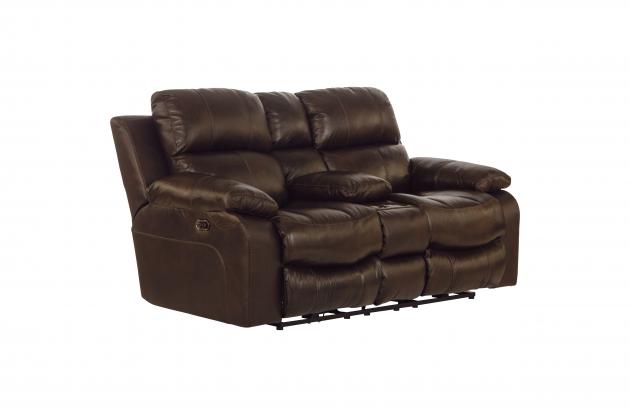 Positano Reclining Console Loveseat