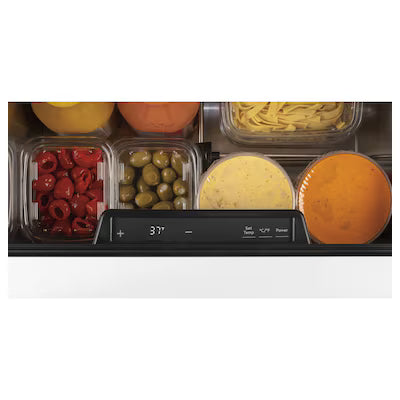 Cafe 5.7 cu. ft. Built-in Undercounter Dual Drawer Refrigerator with Adjustable Storge in Matte White, Fingerprint Resistant